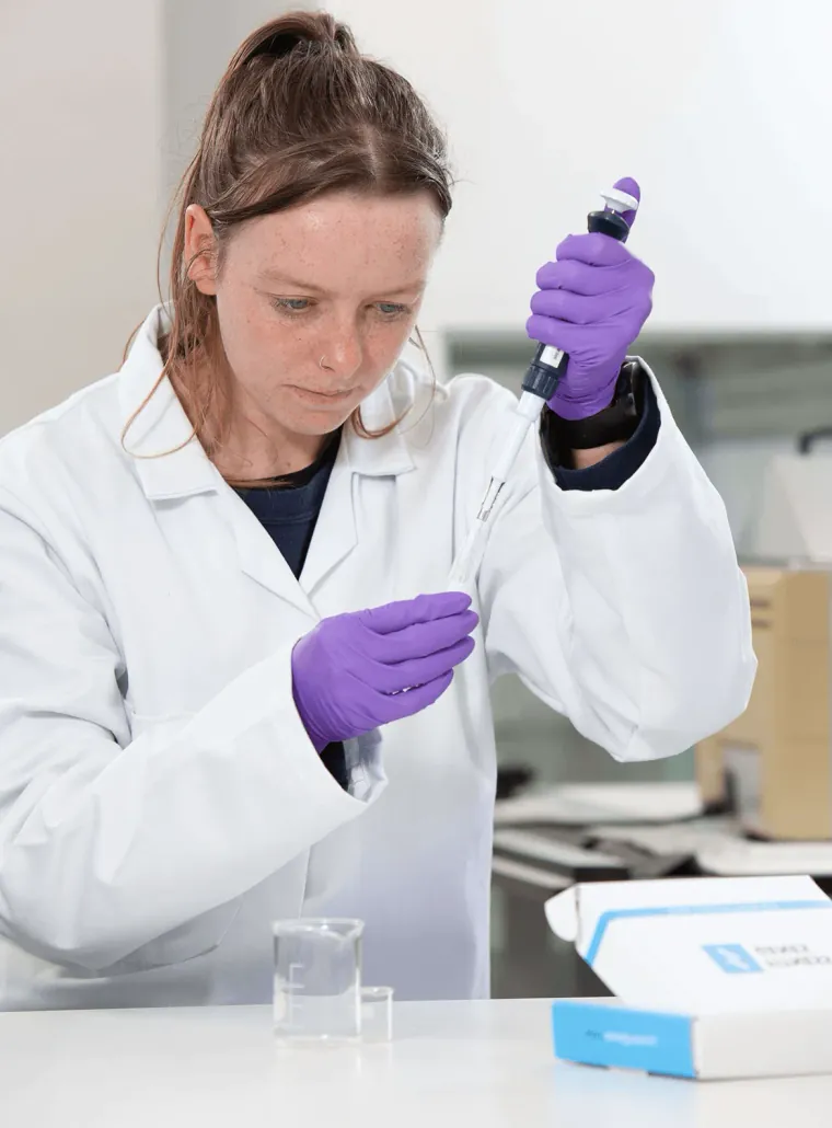 FitnessGenes scientist working in the laboratory